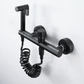 Hot and Cold Mixing Brass Modern Wall Mounted Toilet Spray Gun Bidet Diaper Pressurized Sprayer Shattaf Set