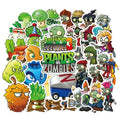 100Pcs Plants VS Zombies Game Cartoon Washi Label for Children Boy Girl Skateboard Luggage Laptop Bottle Stickers