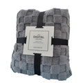 Wholesale Solid Colors Fleece Blankets Queen Size 150X200 Pattern Flannel Blanket Throws for Double Bed Adult