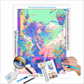 N-2160 5D Handpainted Diamond Painting Set Custom Portrait for Personalized Girl's Crafts Wholesale Diamond Painting