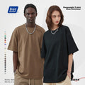 Heavy Cotton Custom Logo Desgin Blank Oversized Drop Shoulder Street Wear O-neck No Shrinking T Shirt