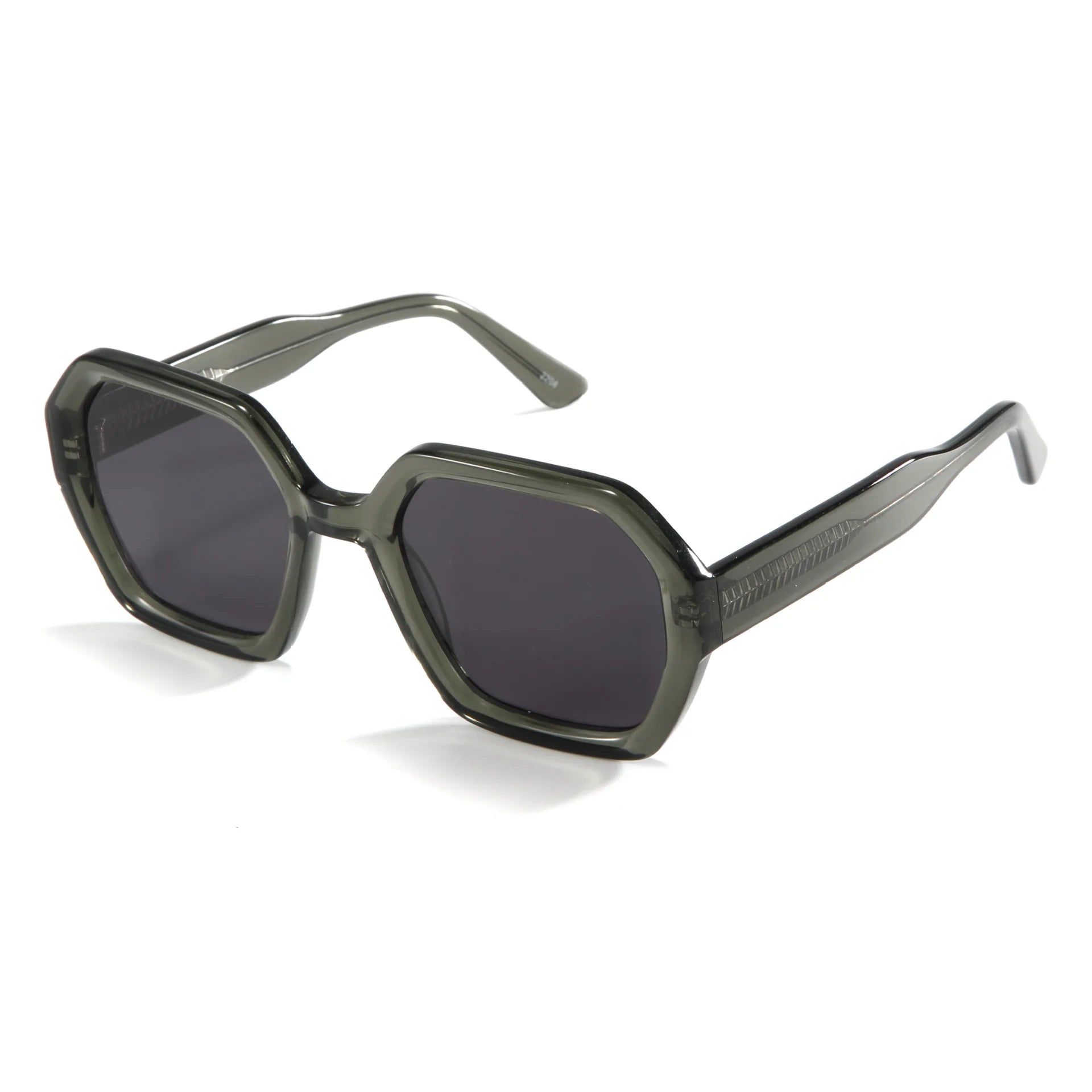 Vintage Ladies Large Frame Sunglasses Brand Acetate Sunglasses 2025 Trendy Sun Glasses Unisex Fashion Sunglasses Polarized UV400