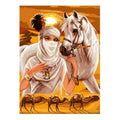 Ever Moment Diamond Painting Woman Horse Desert Camel Sunset 5D DIY Full Square Decor 3F666