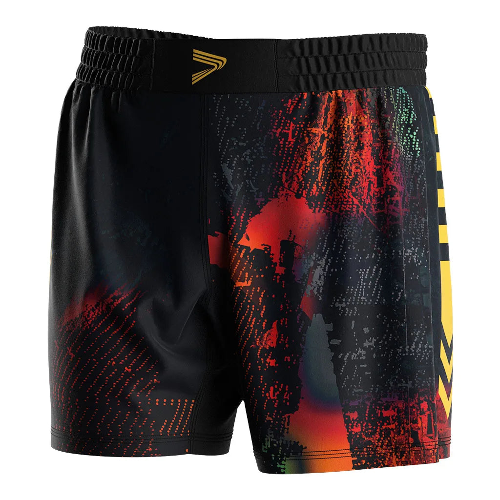 Quick Dry Men's Fitness Shorts 6" Inseam Loose Cut 140GSM Ultralight Non Suffocating 4-Way Stretch for Workout Training