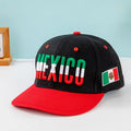 In Stock Classic Men Women Mexican Baseball Cap 6 Panel Gorras Flag Snapback Hat Cap for Sports