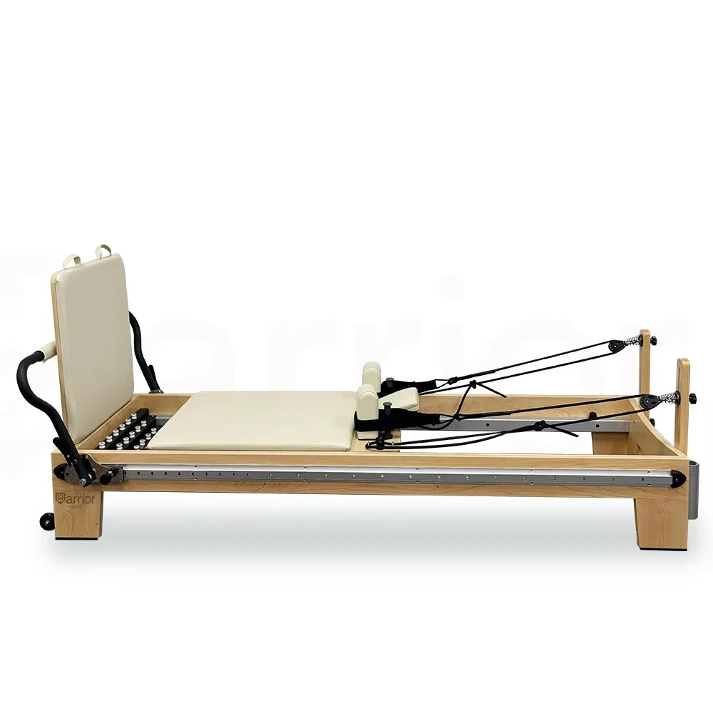 Studio Commercial Pilates Reformer Full Track Infinity Footbar Maple Wood Pilates Reformer