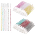 50pcs/bag Wholesale New Glitter Wands Disposable Lip Brushes Make up Brush Lipstick Lip Brush Gloss Wands