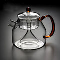 HOT SALES Hand Made Heat Resistant Borosilicate Glass Teapot Glass Tea Set Glass Pot