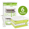 Clothes and Quilt Transparent Vacuum Bags With Pump for Clothes Wardrobe Space Saver Clothing Vacuum Storage Bags