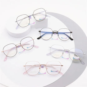 Mixed Metal Acetate Cp Temple Fashion Eyewear Optical Frame Eye Glasses Spectacle Frames Assorted Eyeglasses Frames