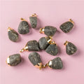 Crafts 2026 Customized healing stones tumbled stone pendant beads loose moss agate aura mix gift
