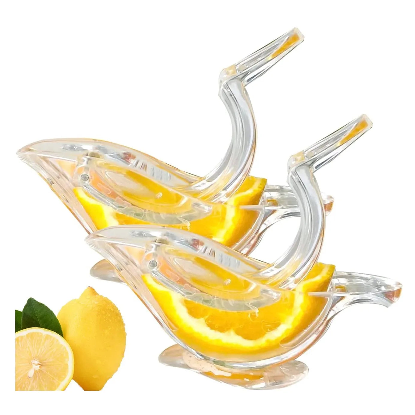 Free Sample Kitchen Tools Lime Squeezer Acrylic Crystal Manual Juicer Exprimidor De Limon Clear Bird Lemon Squeezer