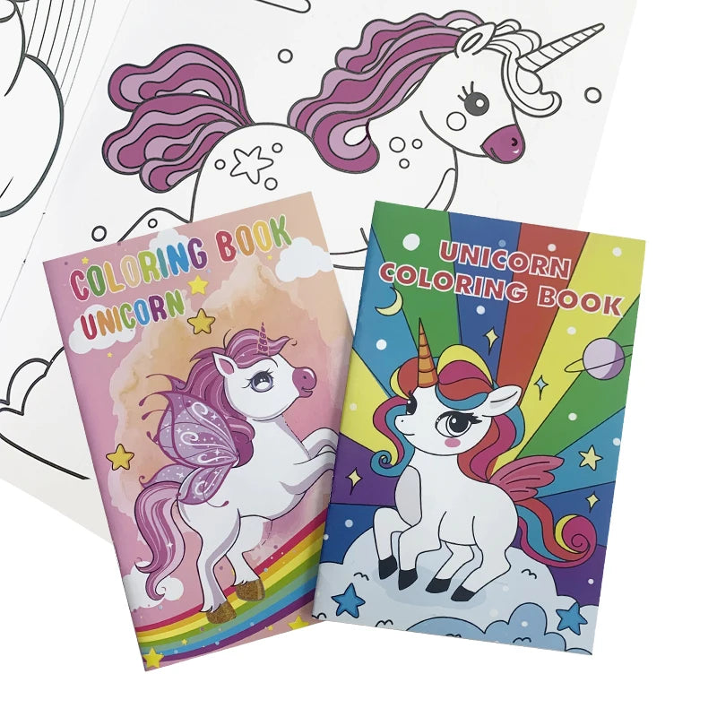 Printing Custom Stickers Magazine Publishing Exercise Children Hard Customized Brochure Decorative Booklet Animal Coloring Book