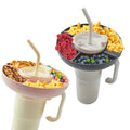 Upgraded Silicone Snack Ring for 40oz Tumbler Cup-Reusable Bar Accessories Food Grade Eco-Friendly Kitchen Accessory