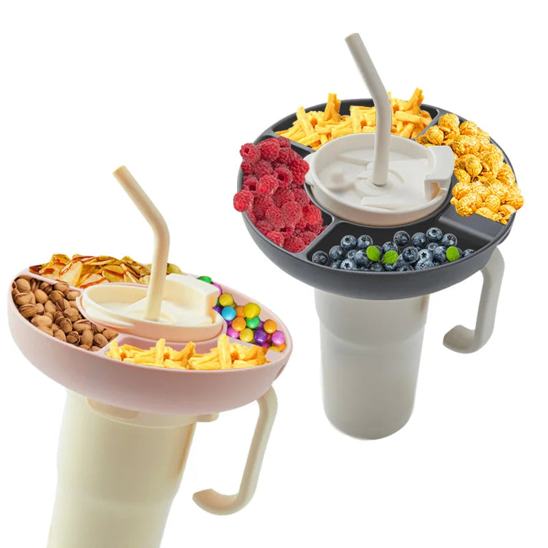 Upgraded Silicone Snack Ring for 40oz Tumbler Cup-Reusable Bar Accessories Food Grade Eco-Friendly Kitchen Accessory