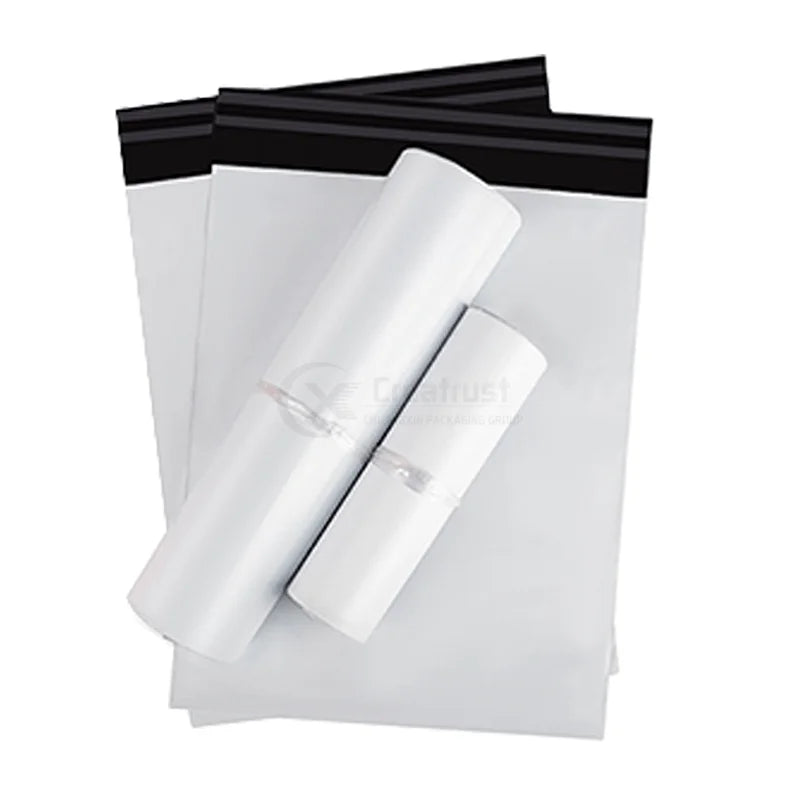 Custom logo Wholesale White Pack Packaging Plastic Poly Mailers Bag Courier Delivery Mail Envelop Shipping Bag for Clothes
