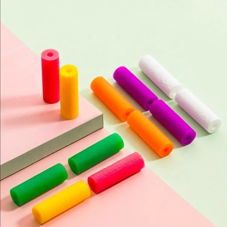 2pcs Colorful Dental Bite Orthodontic Aligner Chewies Multi-Purpose Oral Hygiene Teeth Chewies