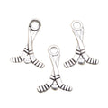 Charms Hockey Stick 16x23mm Tibetan Silver Color Pendants Antique Jewelry Making DIY Handmade Craft