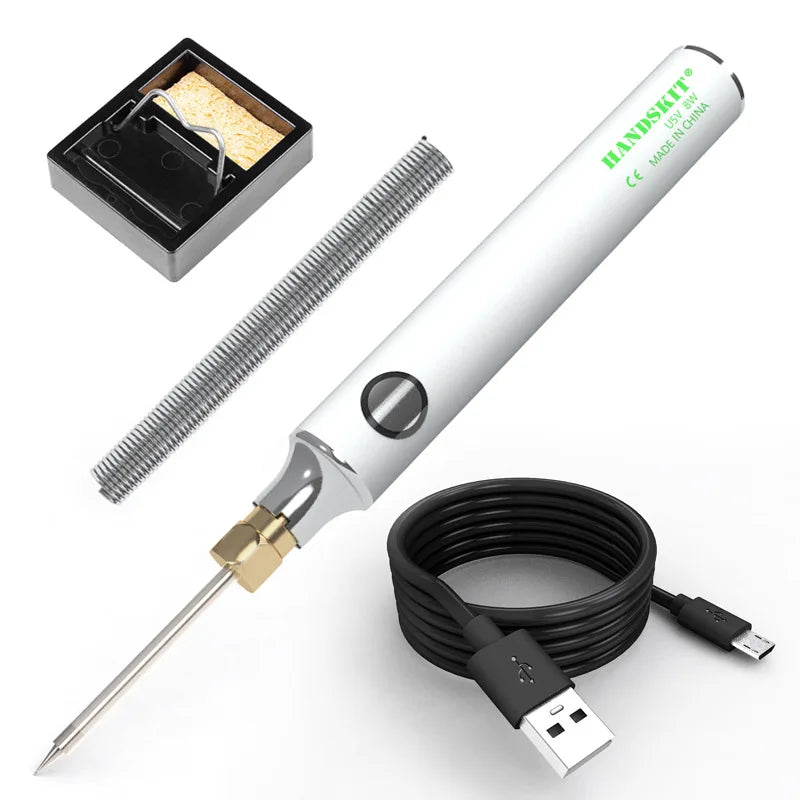 Hot Selling Items 5V8W Battery USB Soldering Iron  Electric Soldering Usb Electric Soldering Iron Iron Solderi