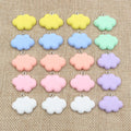 10Pcs 20x25mm Cloud Resin Charms Cute Kids Pendant Charms for Necklace Earrings Bracelets Jewelry Making Diy Accessories