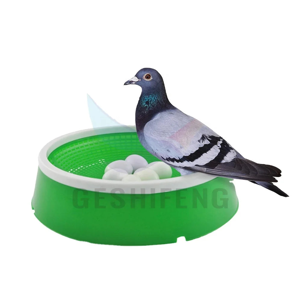 Pigeon Egg Nest Wholesale Natural Plastic Pigeon Hatching Egg Nest Anti-rollover Breathable Pigeon Nest