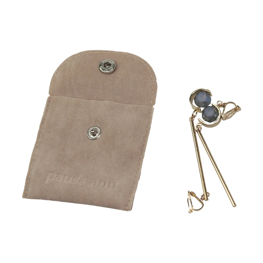 Custom Embossed Logo Velvet Jewelry Bag Reusable Design for Watches and Necklaces Various Color Options for Gifts Promotions