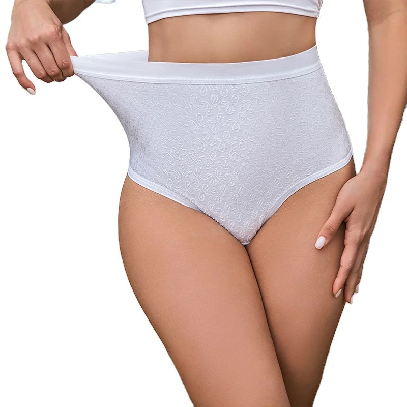Ropa Interior Para Mujer Women's High Waisted Cotton Brief Ladies Soft Full Ladies Underwear Panties With Discount
