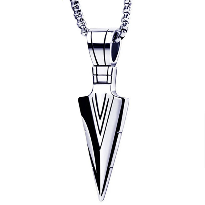 RisingMoon Manufacturers Direct Sale Alloy Colorful Arrow Pendant Retro Necklace