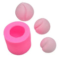 HY 3D Peach Mold Silicone Cake Chocolate Fondant Soap Candle Making Mold