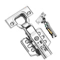 TOCO European Steel Soft Close Hinges for Kitchen Bathroom Bedroom Hotel & Living Room Cabinets-Modern Design Silver Color