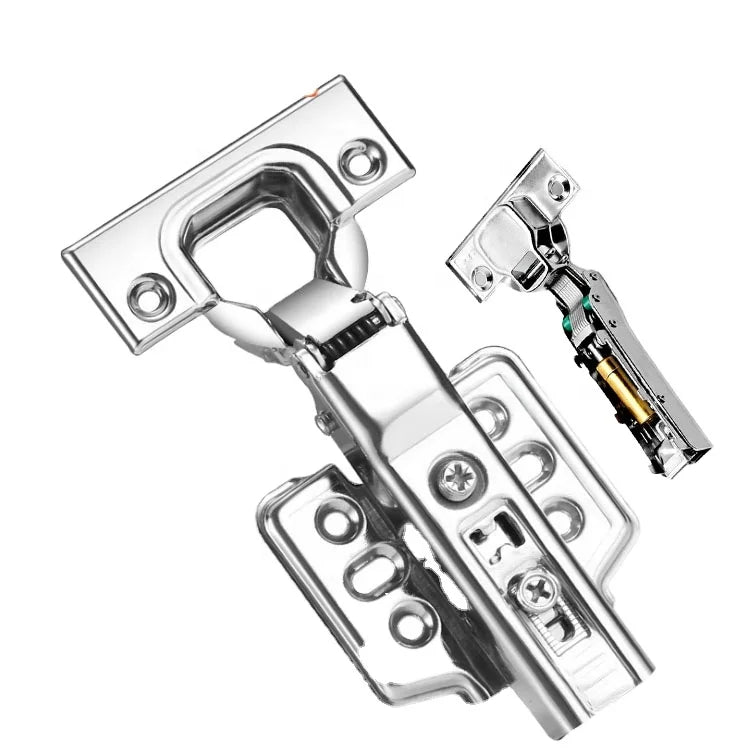TOCO European Steel Soft Close Hinges for Kitchen Bathroom Bedroom Hotel & Living Room Cabinets-Modern Design Silver Color