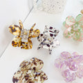 New Arrival Floral Colorful Plastic Large Big 7.5cm Flower Hair Claw Clips for Women Daisy Hair Claw Clips