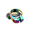 Colorful 30.8 mm Titanium Hinge Scooter & Bicycle Seat Post Tube Clamp CNC Aluminum Packed in Carton Box