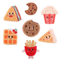 Snacks Embroidery Chenille Self Adhesive Applique Patches Embroidered Patch