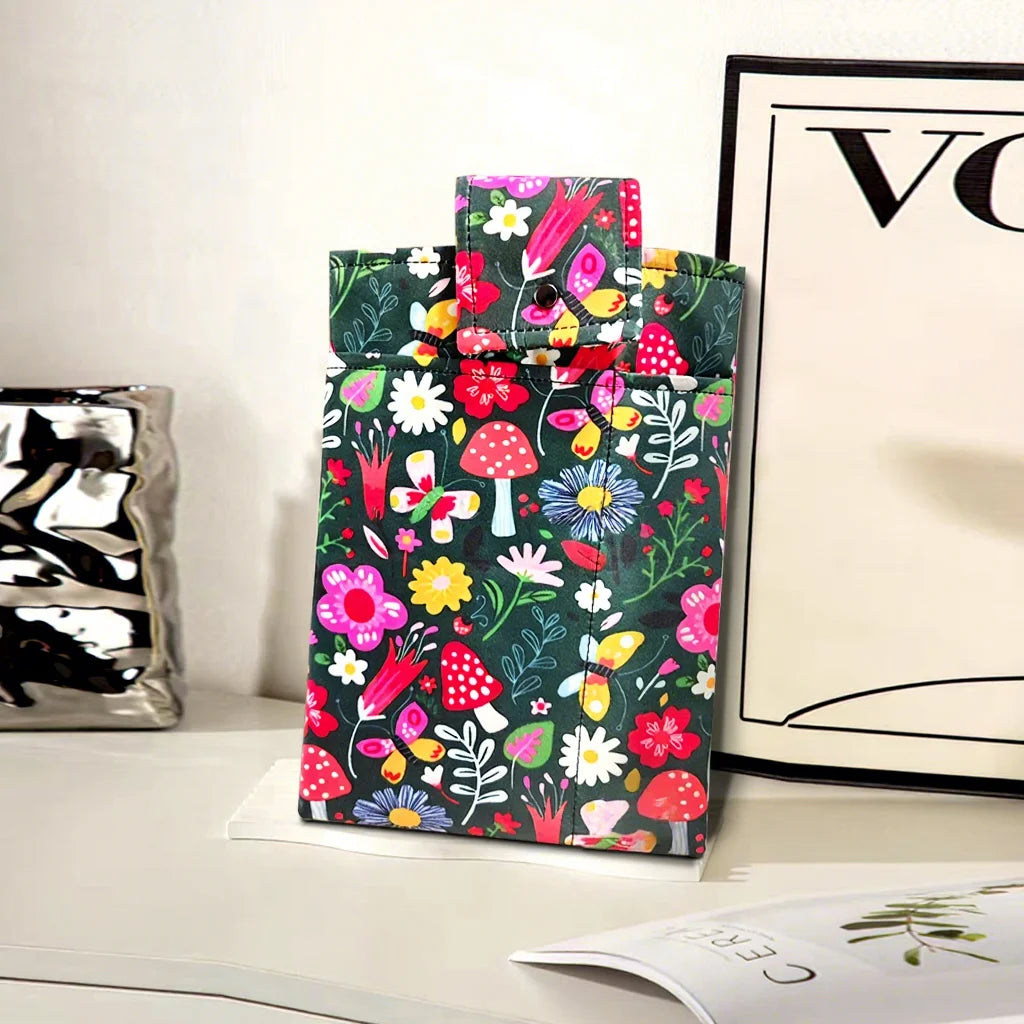 Custom Logo Sleeve Protector Pouch Book Lovers Gifts Bookish Gifts Book Cover for Hardcover Paperback with Button Closure
