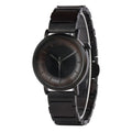 New Vintage 2035 Movement Wrist Watch for Him Her Handmade OEM Ebony Wooden 316L Stainless Steel Black New Design Fashion MIYOTA