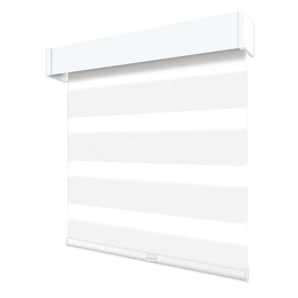 High Quality Day Night Blackout Dual Layer Sheer Spring Control System Indoor Manual Cordless Zebra Blinds for Windows