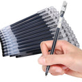 Large Capacity Full Needle Tube 0.5mm Gel Pen Simple Carbon Disposable Pen