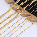 JXX Copper Alloy Wholesale Unisex Trendy Beads Gold Plated Necklace Jewelry