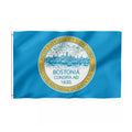 Promotional Product 48h Fast Delivery Durable 3x5ft 100%Polyester Printing Any Logo Outdoor Custom Boston Flag