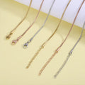 Wholesale Box Chain Stainless Steel Necklace Gold Plated Box Chain With Lobster Clasp for DIY Jewelry Making