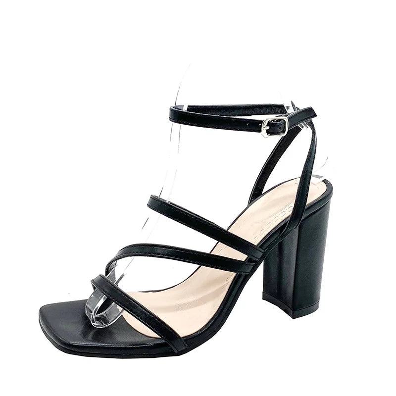 Wholesale New Style High Heels Fashion Sandals Women New Thick Heel Women High Heel Sandals