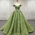 Jancember 9822 Glamorous Ruffle Butterfly Off Shoulder Evening Dress Gown for Women