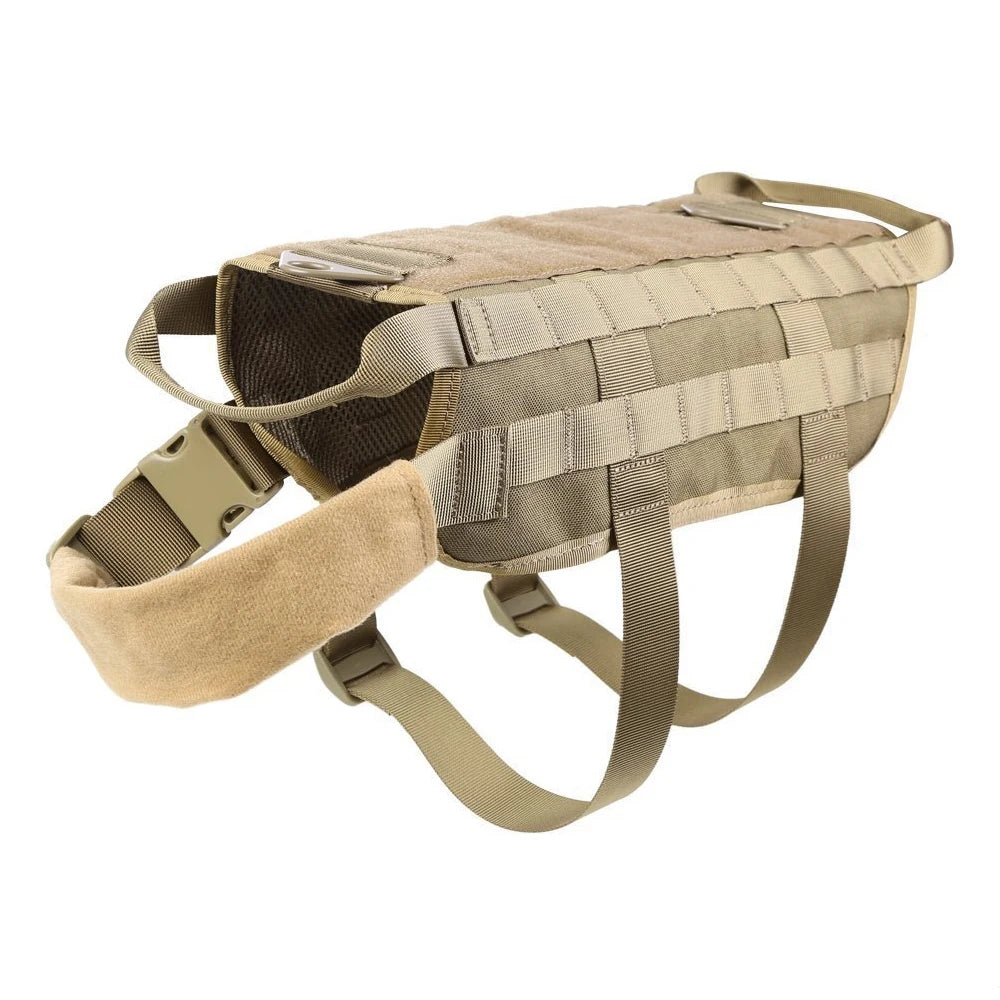 Sturdyarmor Tactical 600D Nylon Adjustable Breathable Weight Training Chest Dog Hunting Vest Green/Black/Khaki Large Medium