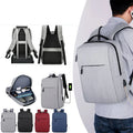 Pinghu Sinotex Custom Unisex Large Capacity Business Laptop Backpack with USB Waterproof Polyester