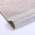 Bling Heat Transfer Self Adhesive Hotfix Rhinestone Sheet Hot Fix Crystal Clear Glass Rhinestone Sticker Sheet