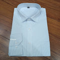 Wholesale Chemise Homme Men's Shirt Long Sleeves Bleu Ciel Stripe Men's Office Shirts