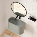 Top 10 Brand Round Type Gray Color Wall Mounted Artificial Stone Basin
