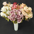 SPR Bridal Bouquet Silk Hydrangea Wedding Supplies Decoration Hanging Wisteria Vases Flower Centerpieces Decorative Rose