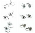 100pcs/bag Stainless Steel Jewelry Findings & Components 18k Gold Jewelry Claw Caps for Pearls and Diamonds DIY Jewelry Making